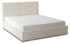 Manželská postel 140 cm Marsel 140 (krémová) (s roštem) (s úl. prostorem)