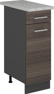 Spodní skříňka kuchyňské linky Vicco R-Line Ušlechtilá šedá 30 cm PD Mramor, Model 54218