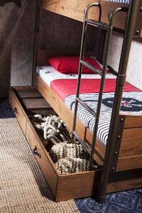 Čilek Dětská patrová postel s matracemi 90x200 cm Pirate