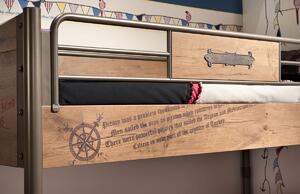 Čilek Dětská patrová postel s přistýlkou Pirate
