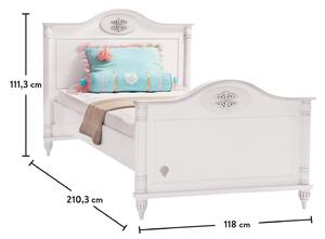Čilek Dětská postel s matrací 100x200 cm Romantic