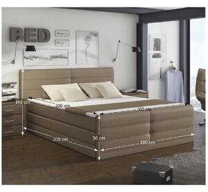 Boxspringová postel Homela 160x200 cm MegaKomfort Visco