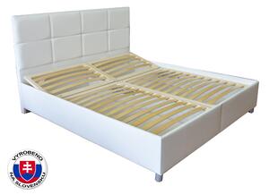 Manželská postel 180 cm Albatros (bílá) (s rošty, bez matrací). 774275
