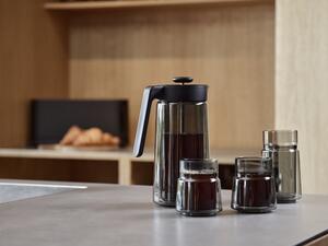 Jacob Jensen Dvoustěnný skleněný french press Black 0,8 l