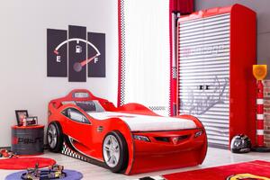Čilek Dětská postel auto 90x190 cm Coupe Friend červená