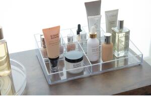 Koupelnový organizér na kosmetiku z recyklovaného plastu Cosmetic Station – iDesign