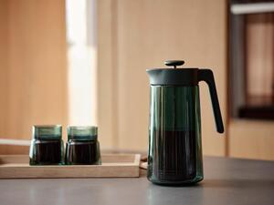 Jacob Jensen Dvoustěnný skleněný french press Green 0,8 l
