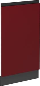 Čelní panel myčky Vicco R-Line Červená 45 cm bez pracovní desky, Model 54615