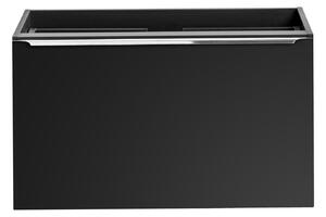 Koupelnová skříňka s deskou SANTA FE Black D180/1 | 180 cm