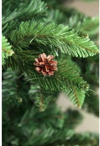 Vánoční stromeček Borovice 2D jehličí se šiškami 190cm