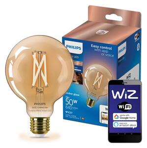 LED žárovka Philips E27 G95 7W 50W 640lm Bluetooth WIFI Stmívatelná