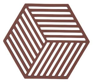 Zone Denmark Silikonová podložka pod horké Hexagon Burgundy