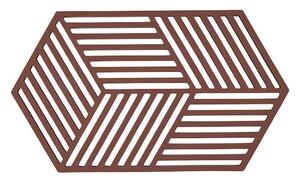 Zone Denmark Silikonová podložka pod horké Hexagon Burgundy