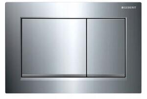 Tlačítko splachování pro WC Geberit Omega stříbrné/chromové 115.080.KH.1