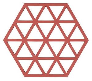 Zone Denmark Silikonová podložka pod horké Triangles Burned Red