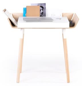 Bílý psací stůl s 1 šuplíkem EMKO My Writing Desk