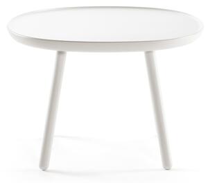 Bílý stolek z masivu EMKO Naïve, ø 64 cm