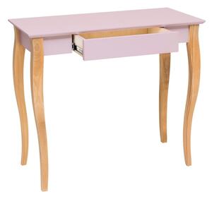 Růžový psací stůl Ragaba Lillo, délka 85 cm