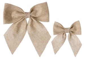 Závěsná dekorace mašle Bow Linen - set 2 ks Wikholm Form