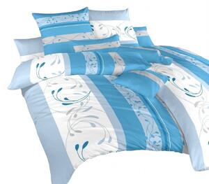 Kvalitní ložní prádlo z česané bavlny s krepovou úpravou. Krepové povlečení Slezsko modré je vhodné kombinovat s denim, světle modrým nebo bílým prostěradlem. Rozměr povlečení je 240x200, 2x70x90 cm