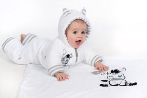 NEW BABY Luxusní dětská zimní deka New Baby Zebra 110x90 cm