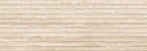 Obklad Ragno Travertino beige 3D vein cut 40x120 cm reliéfní RCUN