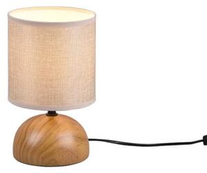 Stolní lampa Reality Luci dřevodekor R50351035
