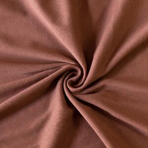 Kvalitex Jersey prostěradlo jednolůžko TMAVĚ HNĚDÉ 120/200 cm Bavlna