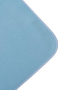 NEW BABY Dětská fleecová deka modrá hvězdičky Polyester 100x75 cm