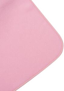NEW BABY Dětská fleecová deka růžová proužky Polyester 100x75 cm