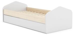 Dětská postel niafana s úložným prostorem 90 x 190 cm bílá