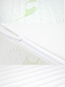SENSILLO Kojenecký polštář - klín Sensillo bílý Luxe s aloe vera polyester, 60x38 cm