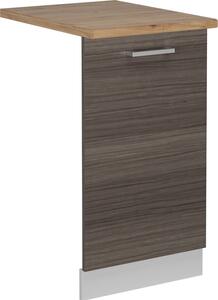 Čelní panel myčky Vicco R-Line Ušlechtilá šedá 45 cm , PD Dub, Model 54998
