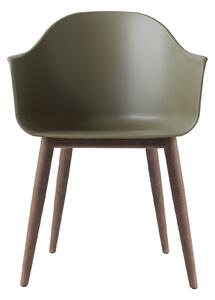 AUDO (MENU) Židle Harbour Chair, Dark Oak / Olive
