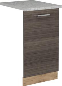 Čelní panel myčky Vicco R-Line Ušlechtilá šedá 45 cm s pracovní deskou, Model 55051