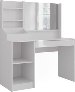 Toaletní stolek Vicco Sherry Bílá/bílý vysoký lesk 119.8 cm 3 díly, Model 57586