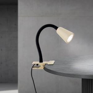 ORION Svítidlo Dotty, khaki, výška 33 cm, GU10, Krémová / jantar, Obývací pokoj / jídelna, kov, Moderní