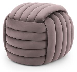 Ak furniture Taburet Nilo tmavě růžový