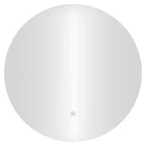 ModernHome VKM-ECO Kulaté nástěnné LED zrcadlo 80 cm, 3 barvy světla