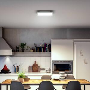Philips Hue LED panel White Ambiance Aurelle, 30x30cm, bílý, stmívatelný, Bílá / opál, Obývací pokoj / jídelna, Hliník, Moderní