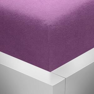 Stanex Froté napínací prostěradlo fialové Barva: FIALOVÉ, rozměr: 90 x 200