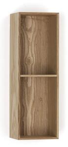 Dřevěná polička s 2 úložnými prostory Tomasucci Billa, 60 x 15 x 20 cm