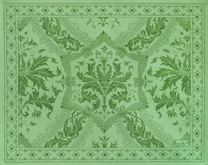 Beauvillé Topkapi hráškově zelená prostírka 40x50 cm