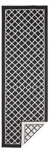 Černo-krémový venkovní koberec NORTHRUGS Sydney, 80 x 250 cm