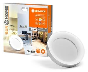 WiFi stropní svítidlo stříbrné CIRCULAR WHITE, laditelná bílá
