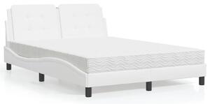 Rám postele bez matrace Zadar bílá 140 x 190 cm umělá kůže 3208860