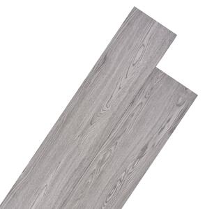 Nesamolepicí PVC podlahová prkna 5,26 m² 2 mm tmavě šedá