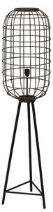 Stojací lampa v černo-bronzové barvě (výška 151 cm) Toah – Light & Living