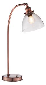 Endon 77861 - Stolní lampa HANSEN 1xE27/40W/230V měděná
