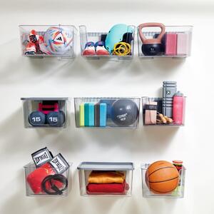 Vnitřní úložný box s víkem z recyklovaného plastu iD Wallspace – iDesign
